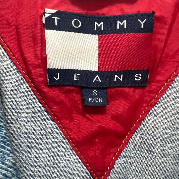 Vintage 90s Tommy Hilfiger Jean Vest - Picture 3 of 3